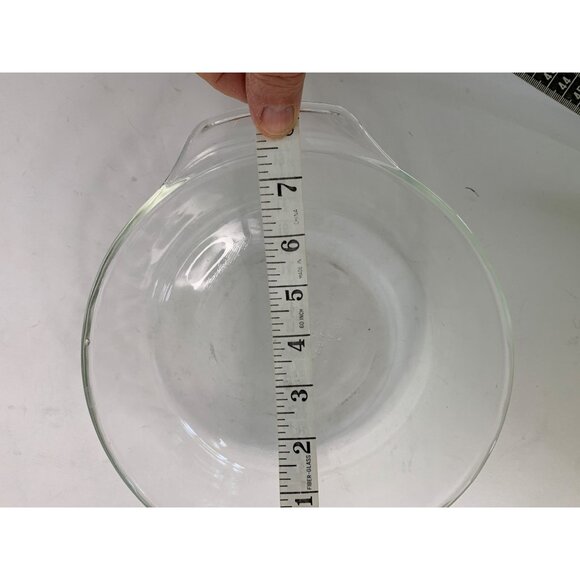 Anchor Hocking #429 Clear Glass 9" Casserole Dish Handles Oven No Chips 8789 - Picture 3 of 5